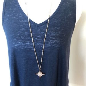 White House Black Market Gold Color Necklace